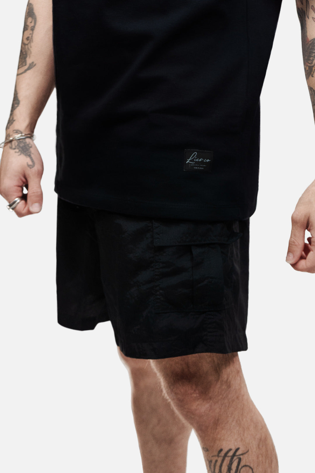 Short Cargo Preto