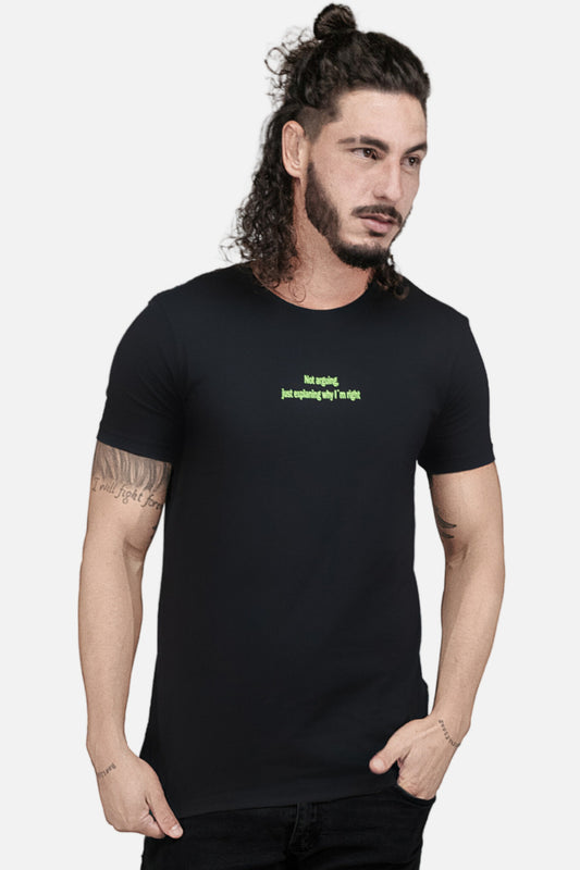 Not Arguing - Algodão Egípcio