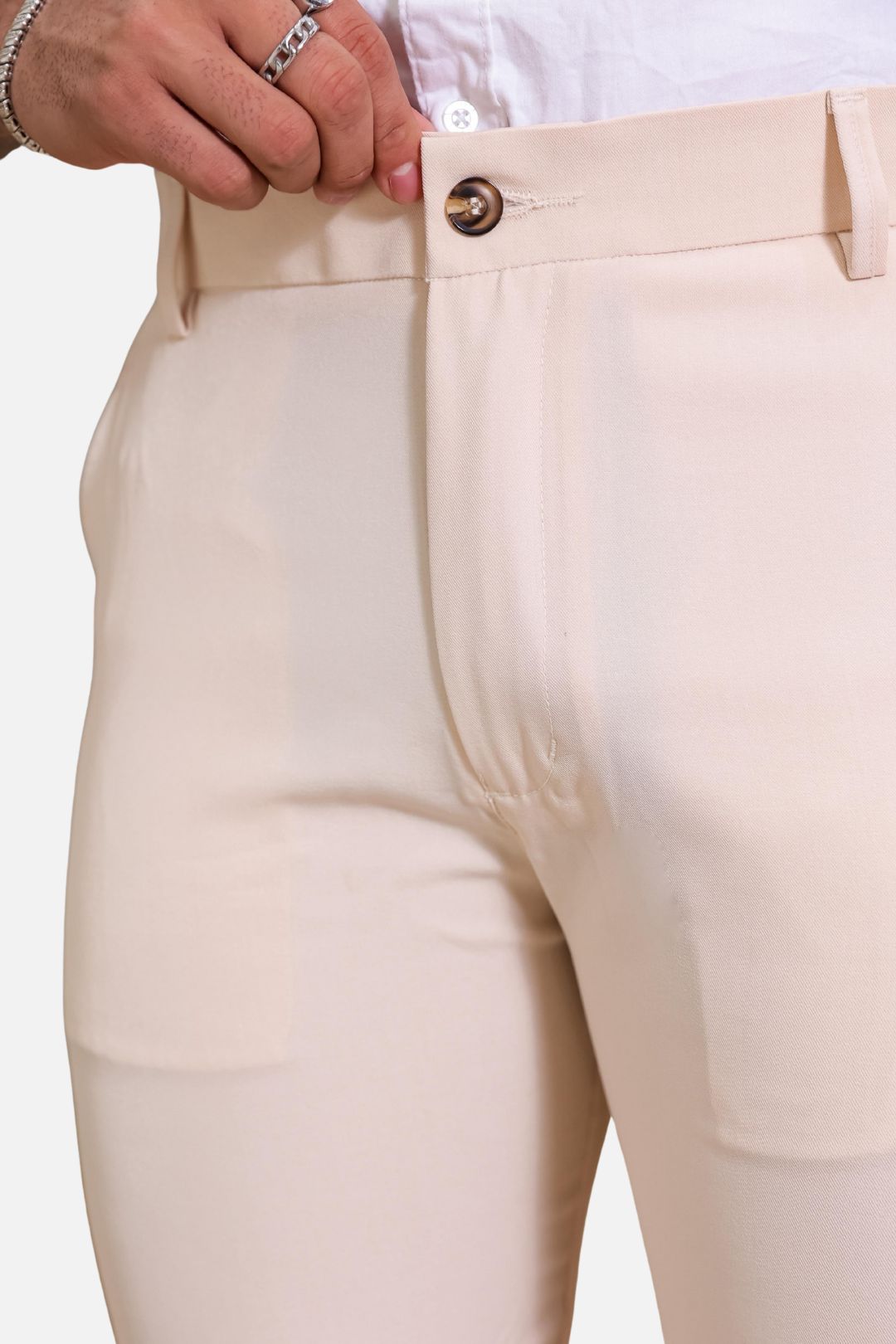 Calça Alfaiataria Creme