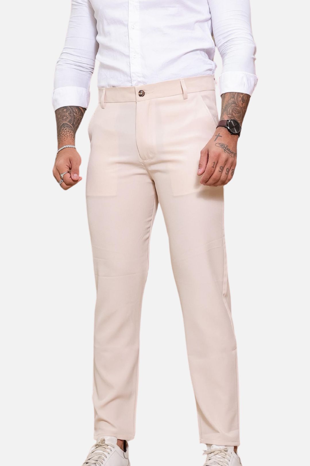 Calça Alfaiataria Creme