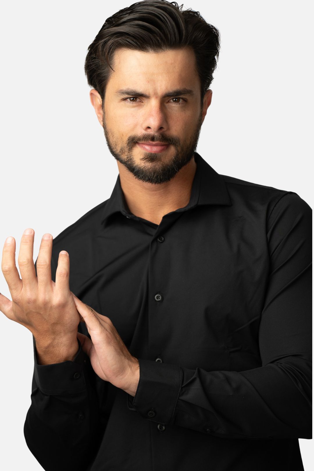 Camisa Social Tech Preta