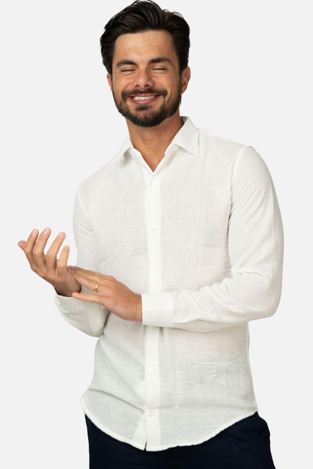 Camisa de Botão Branca