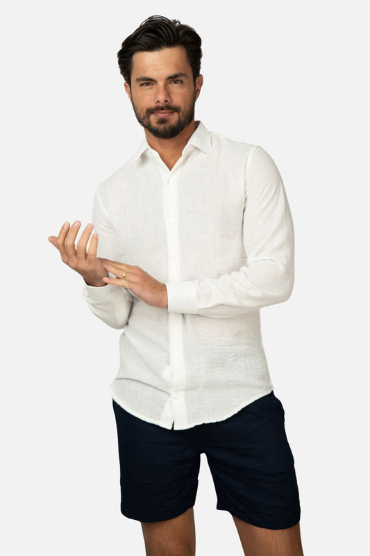 Camisa de Botão Branca