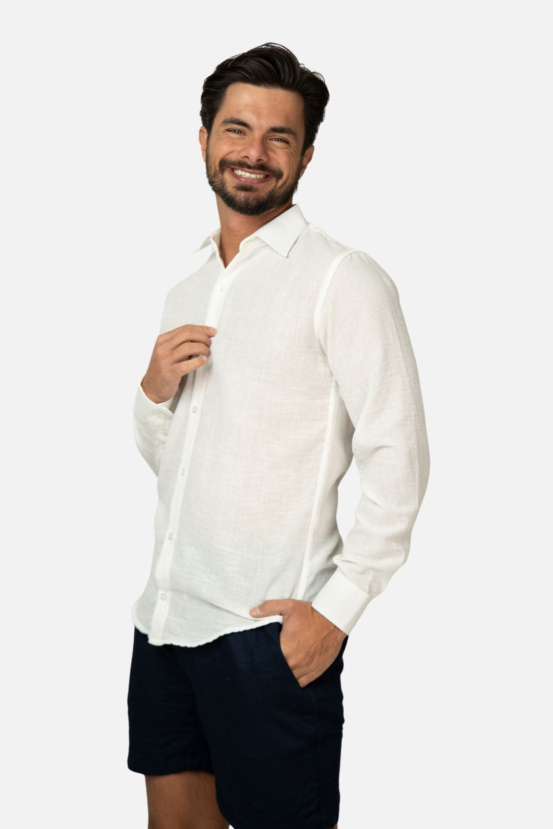 Camisa de Botão Branca