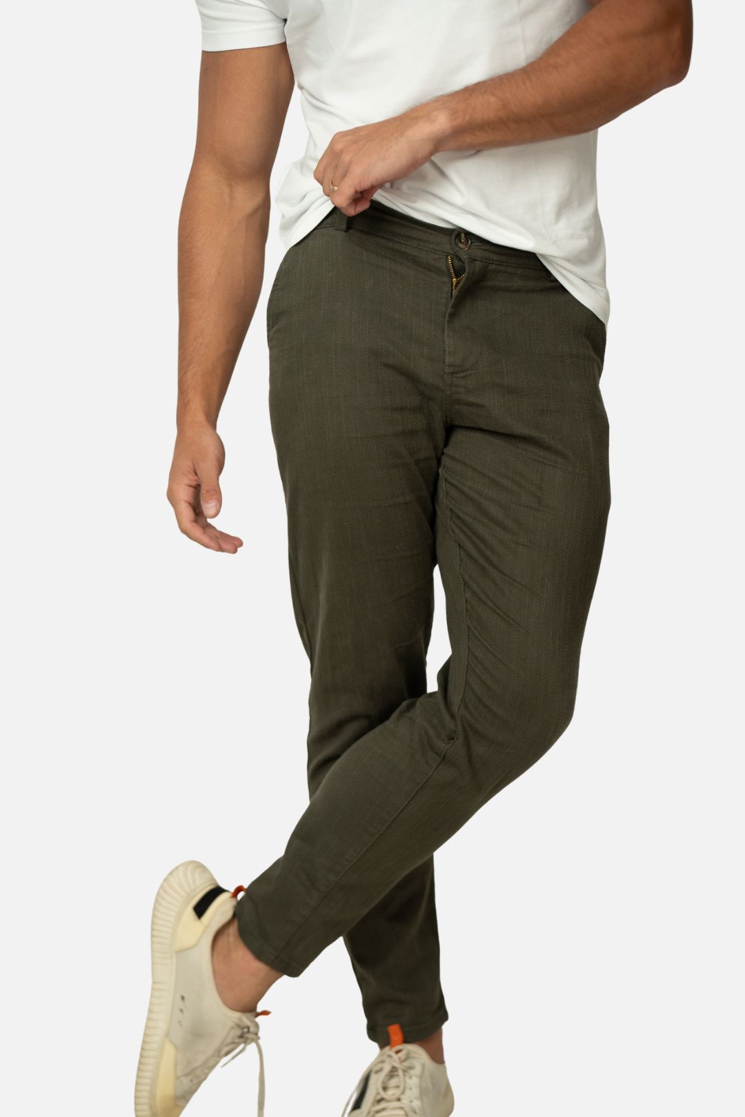Calça Texturizada Verde