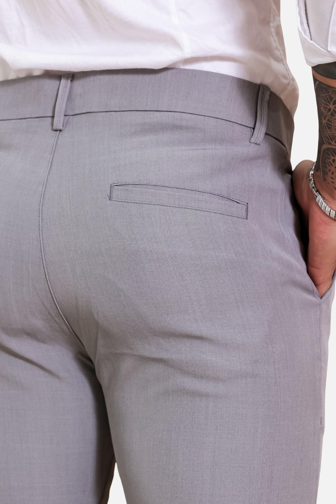 Calça Alfaiataria Cinza