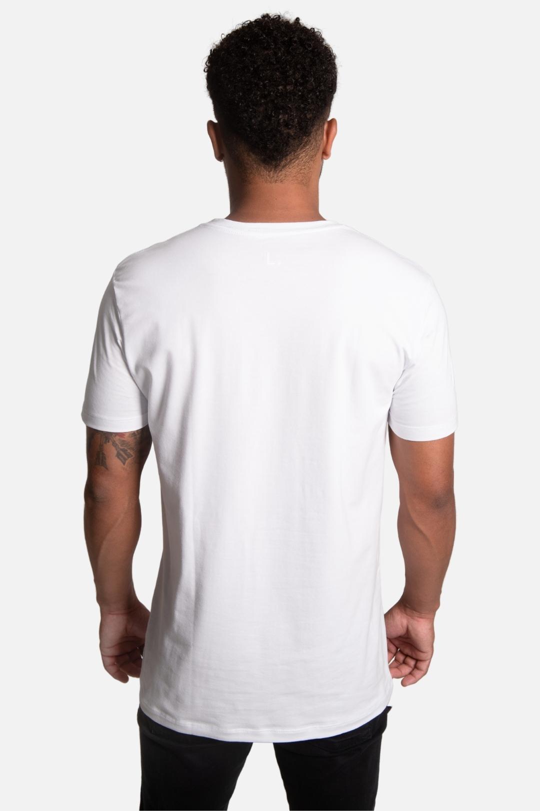 Camiseta Algodão egípcio All White Premium - LICS.CO