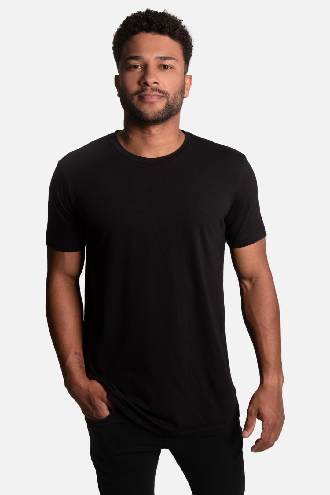 Camiseta Algodão egípcio All Black Premium - LICS.CO