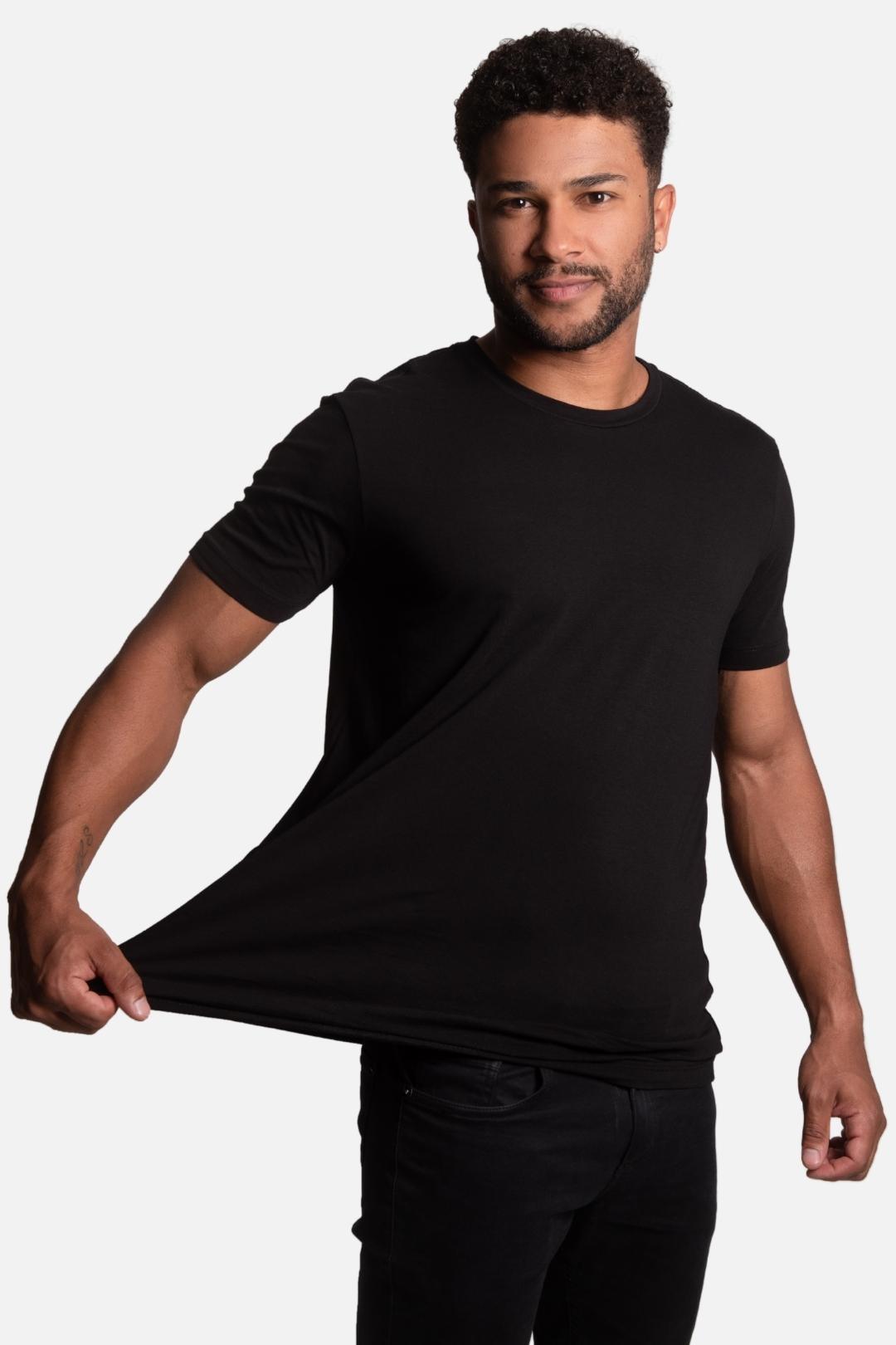 Camiseta Algodão egípcio All Black Premium - LICS.CO
