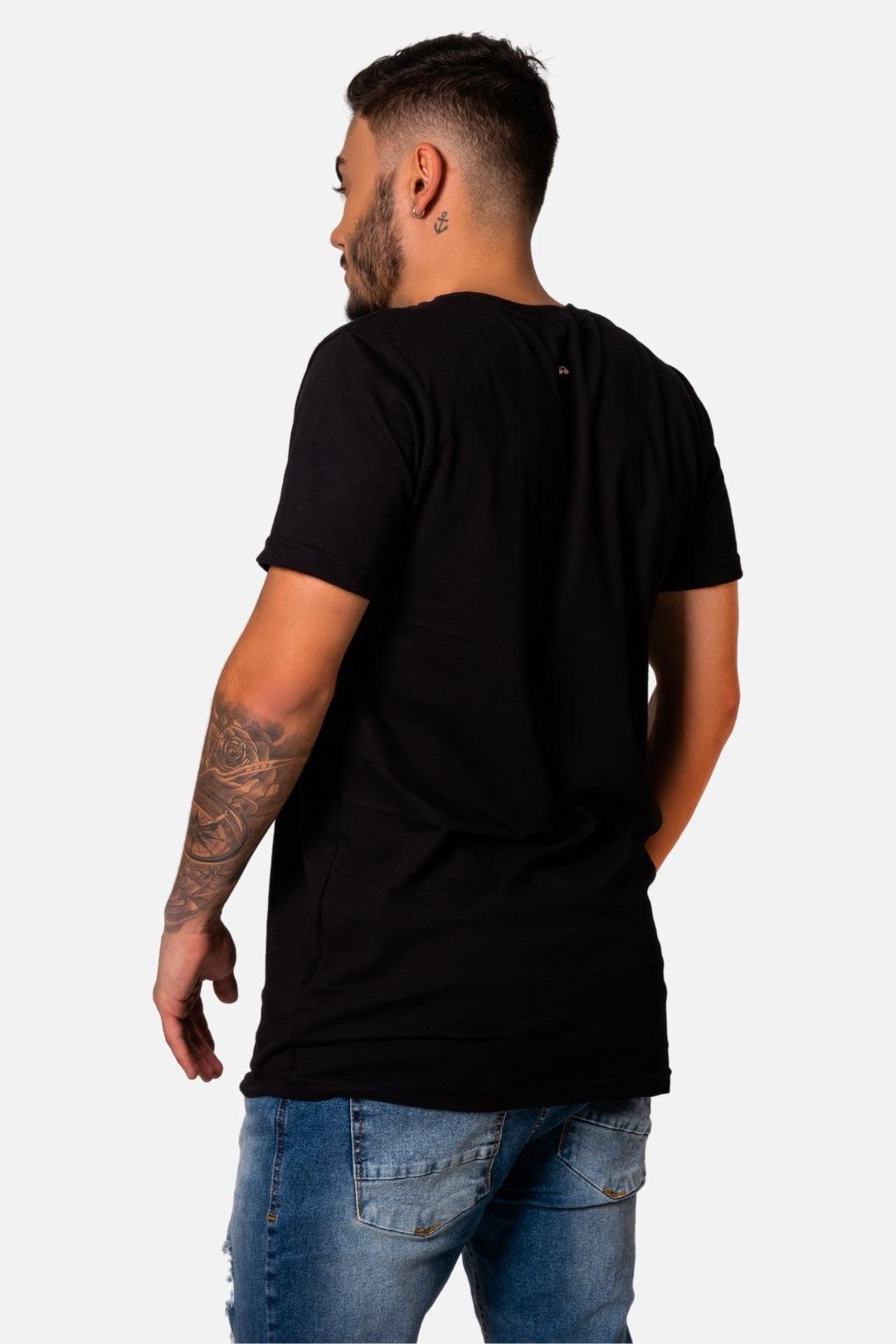 Camiseta Algodão egípcio So Sorry Baby Preta - LICS.CO