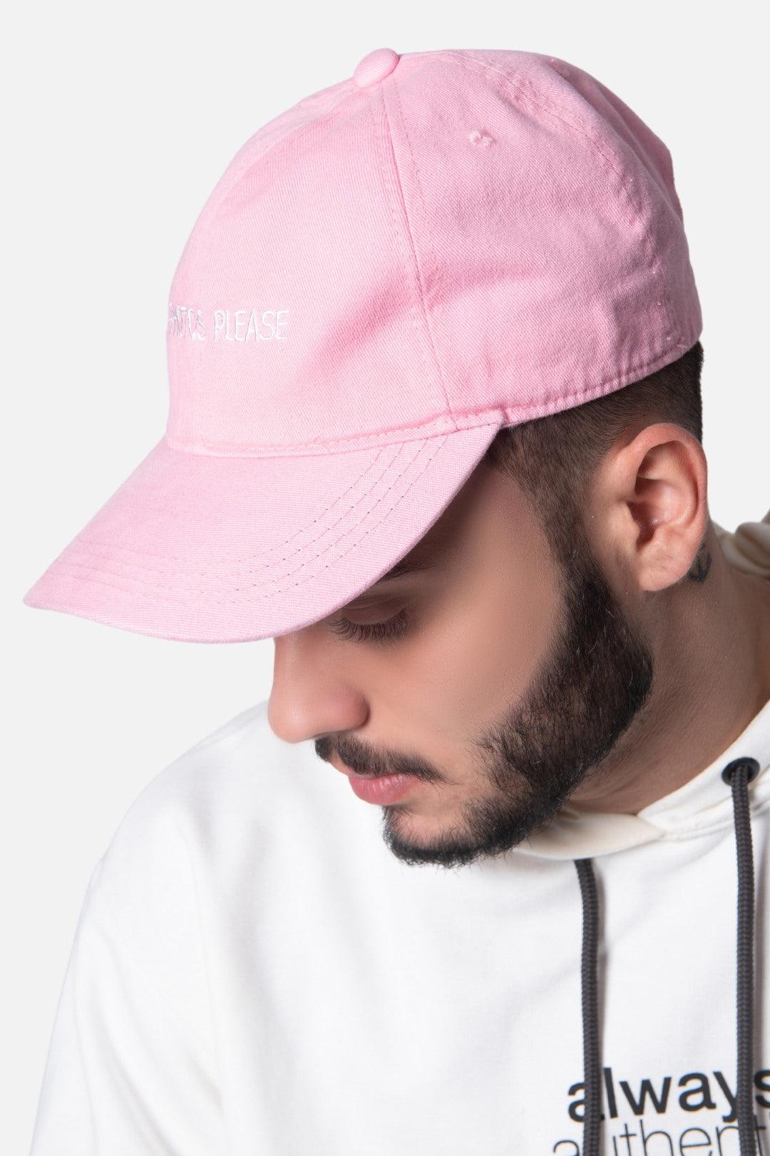Dad Hat LICS No Photos Please Rosa bebê - LICS.CO