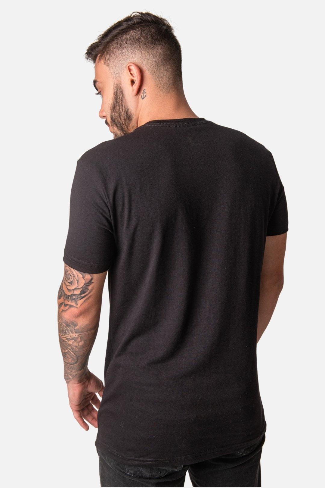 Camiseta Algodão egípcio Just a Black Box Preta - LICS.CO