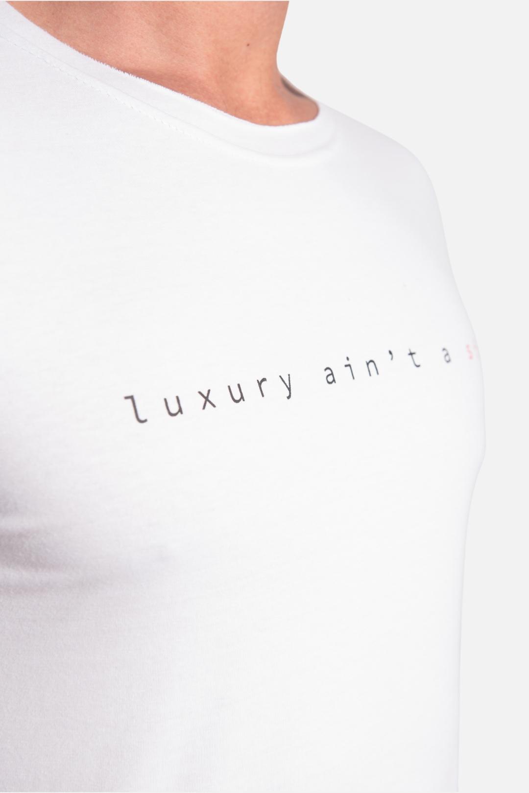 Camiseta Algodão egípcio Luxury Branca - LICS.CO