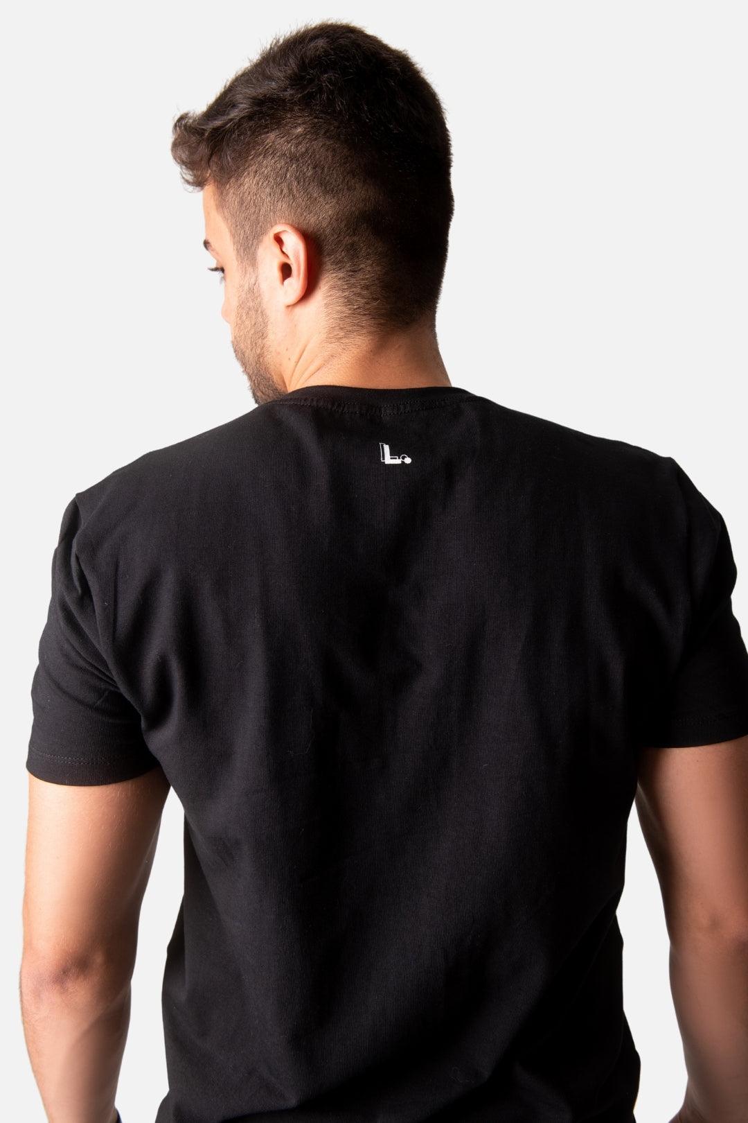 Camiseta Algodão egípcio Logobox Signature Preta - LICS.CO