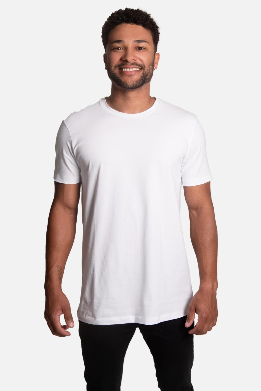 Camiseta Algodão egípcio All White Premium - LICS.CO
