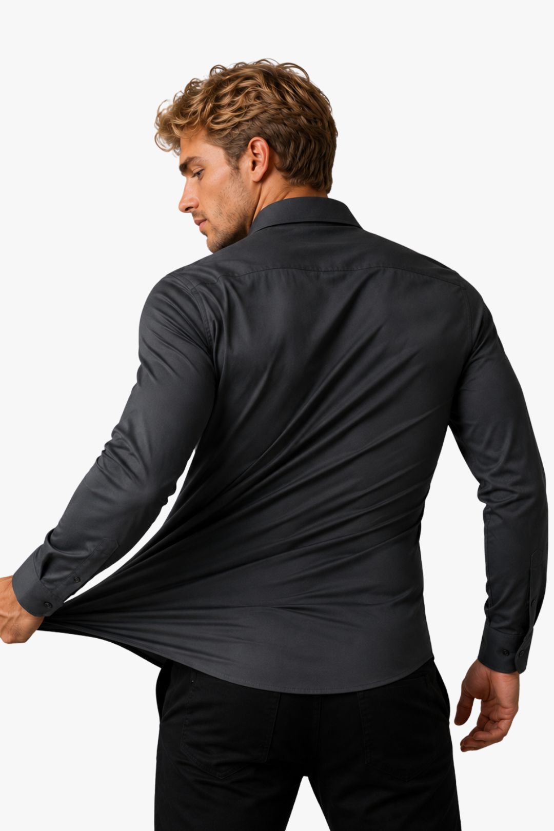 Camisa Social Tech Chumbo