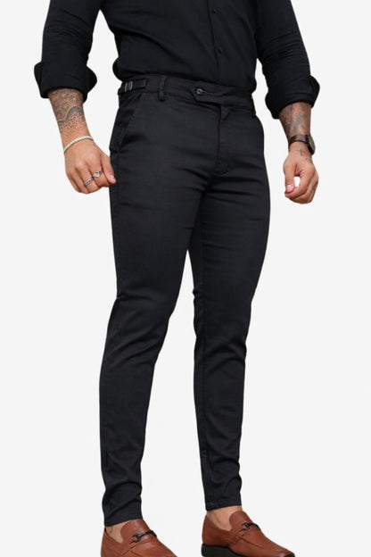 Calça Essential Preta com detalhe lateral