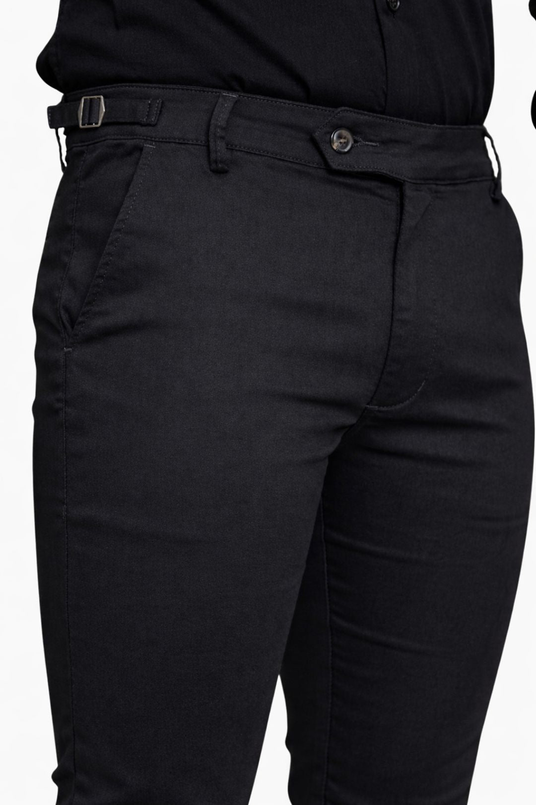 Calça Essential Preta com detalhe lateral