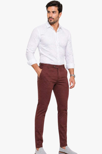 Calça Essential Marrom com detalhe lateral