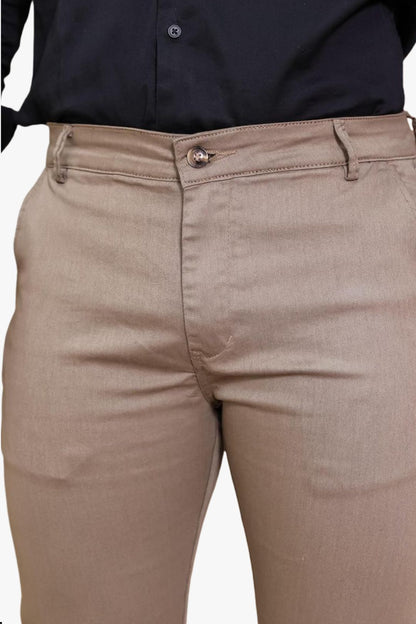 Calça Essential Bronze com botão padrão