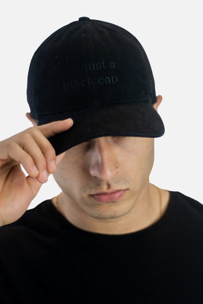 Dad Hat LICS Just Black Cap