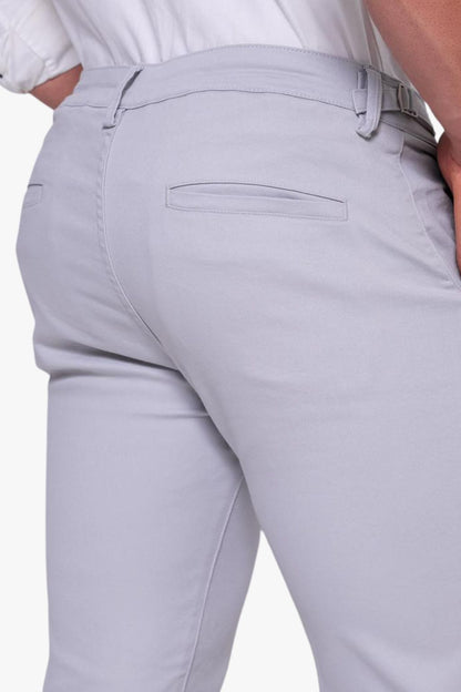Calça Essential Gelo com detalhe lateral
