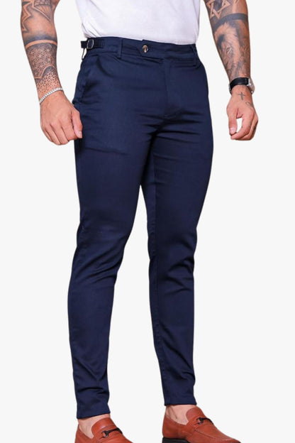 Calça Essential Azul com detalhe lateral
