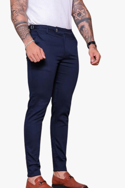 Calça Essential Azul com detalhe lateral