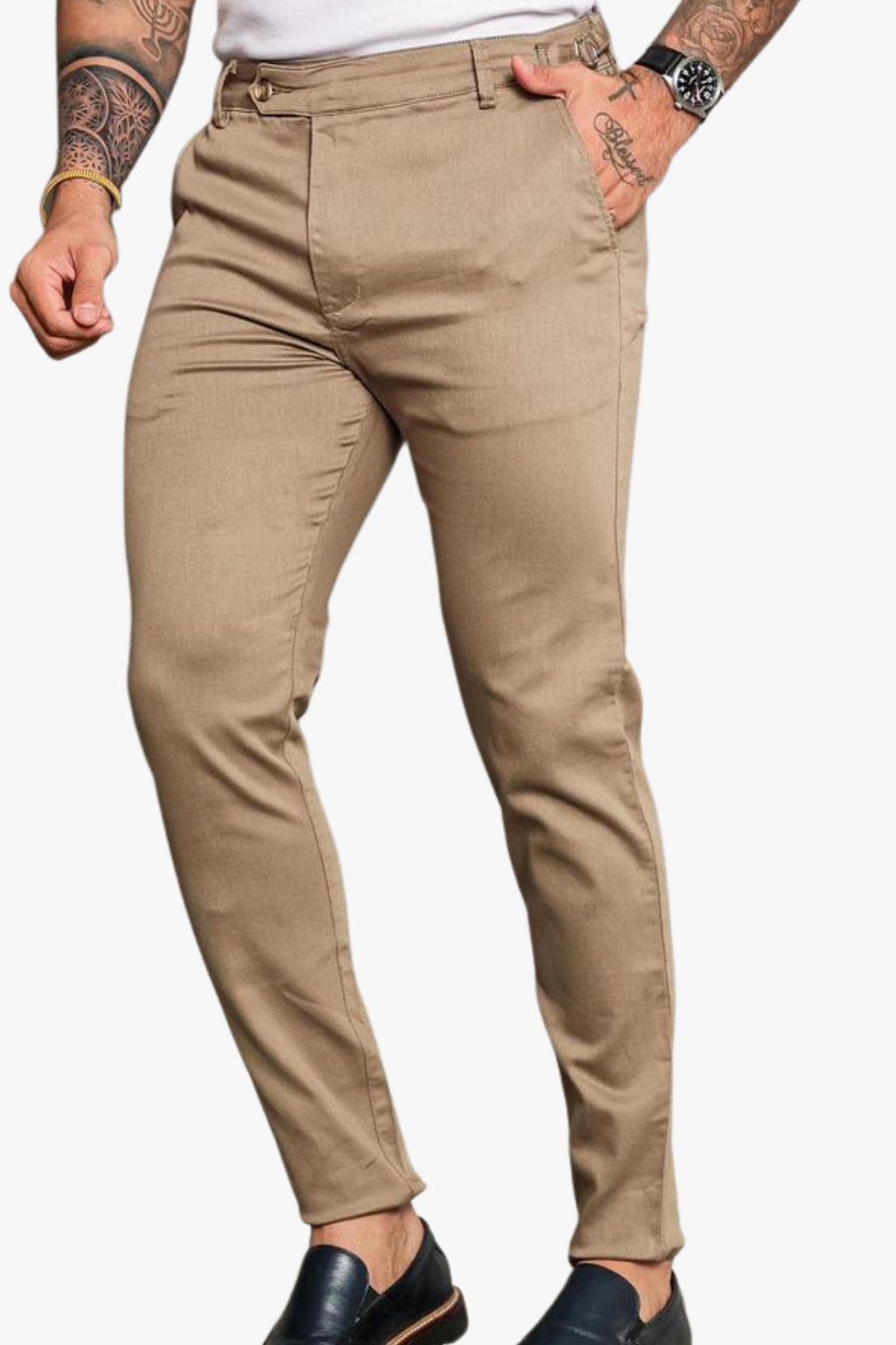 Calça Essential Bronze com detalhe lateral