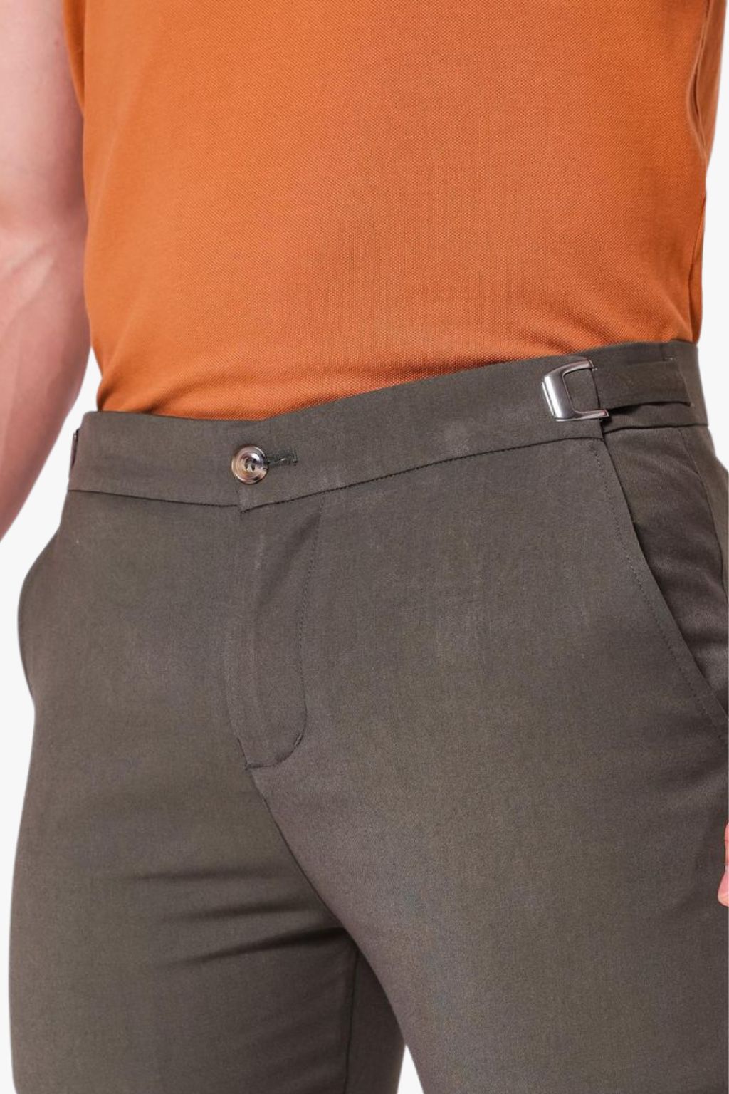 Calça Alfaiataria com Regulagem Verde