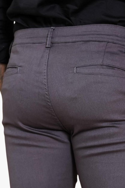 Calça Essential Chumbo com detalhe lateral