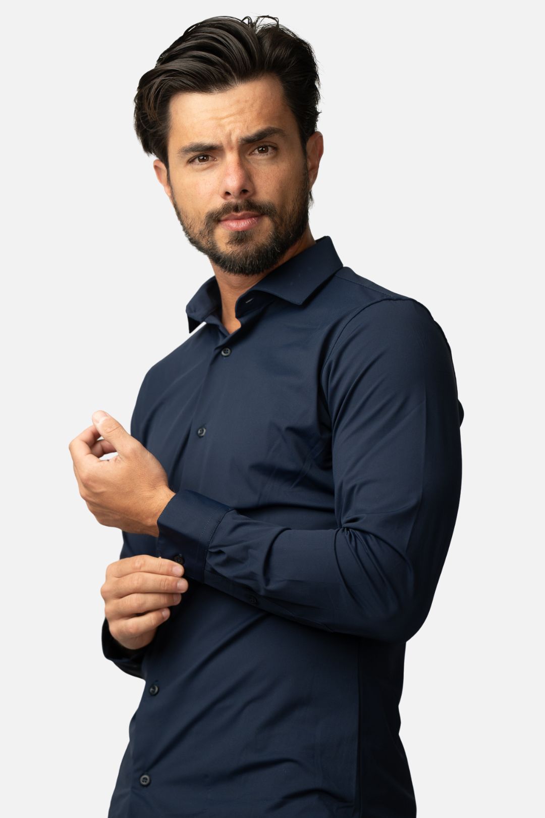 Camisa Social Tech Azul