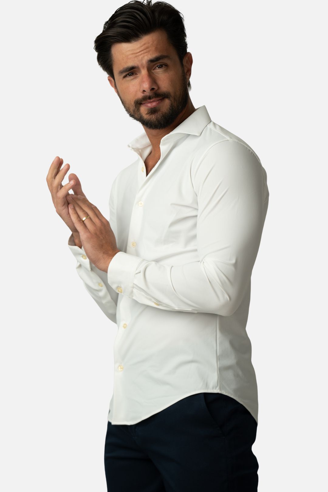 Camisa Social Tech Branca