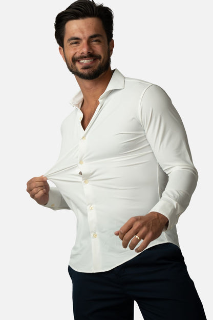 Camisa Social Tech Branca