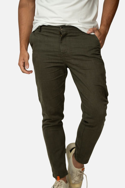 Calça Texturizada Verde