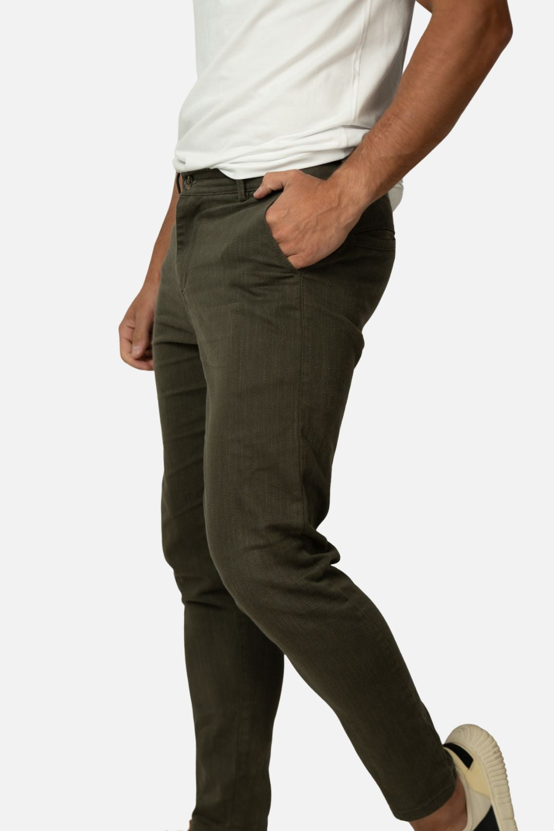 Calça Texturizada Verde