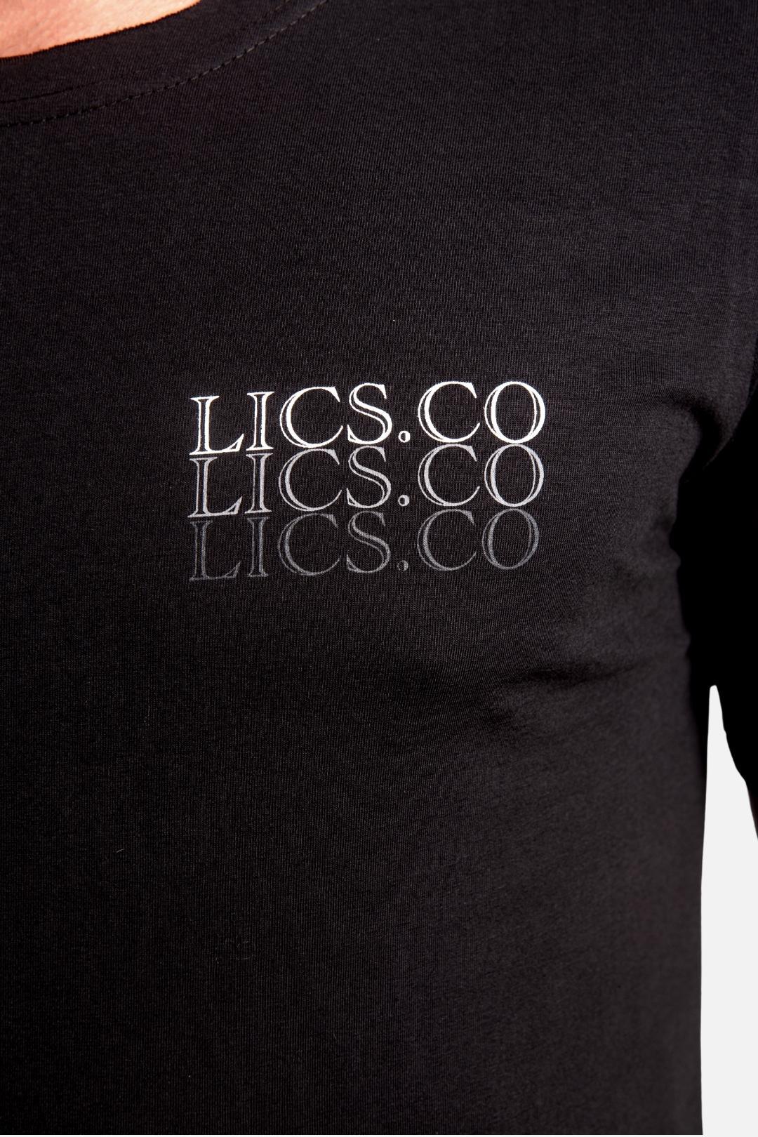 Camiseta Algodão egípcio Shades Preta - LICS.CO