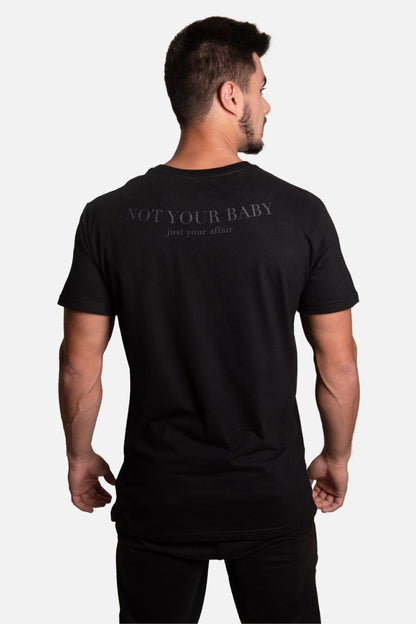 Camiseta Oversized LICS Not Your Baby Preta - LICS.CO