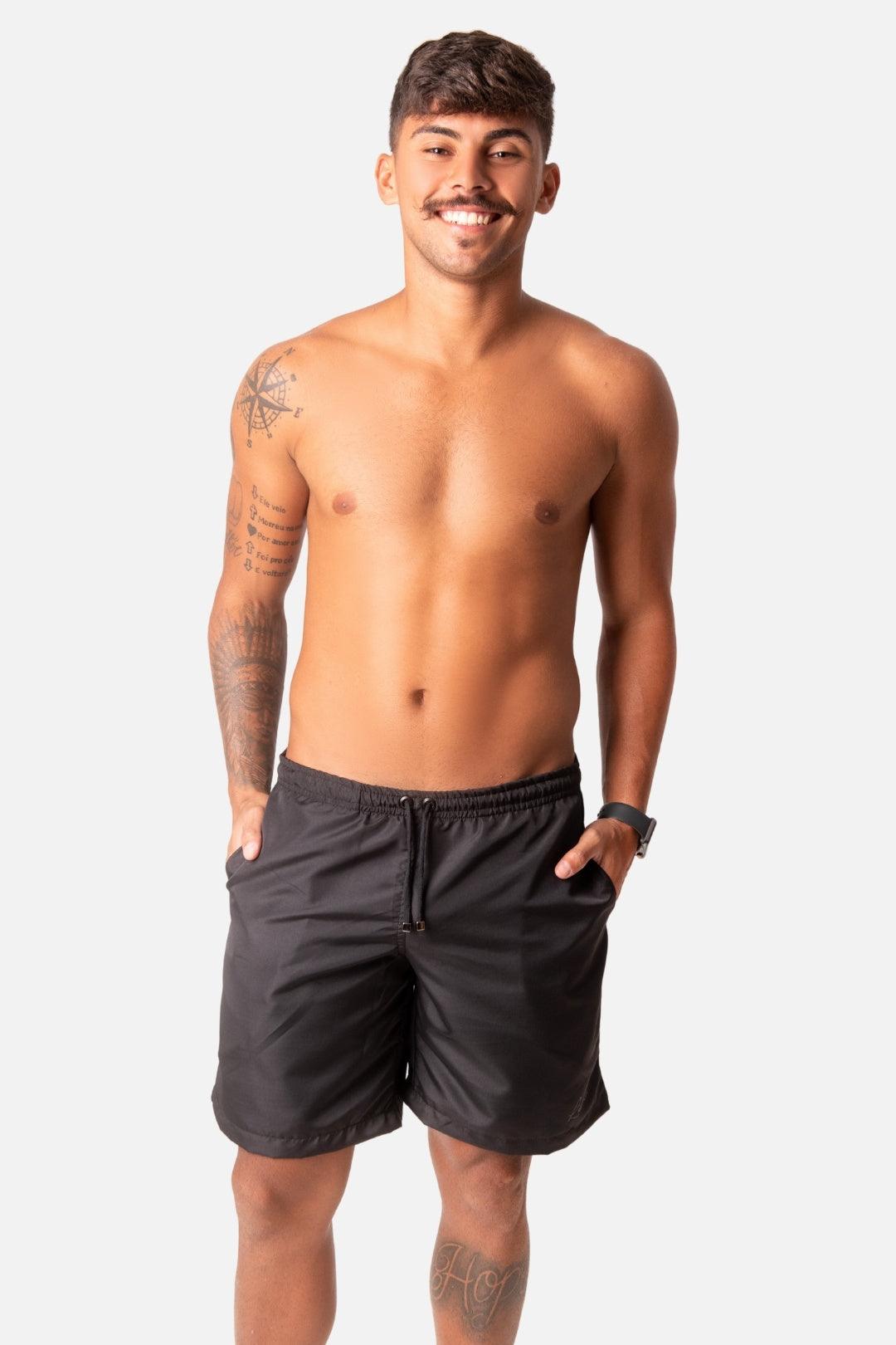 Short Praia LICS Signature Preto - LICS.CO