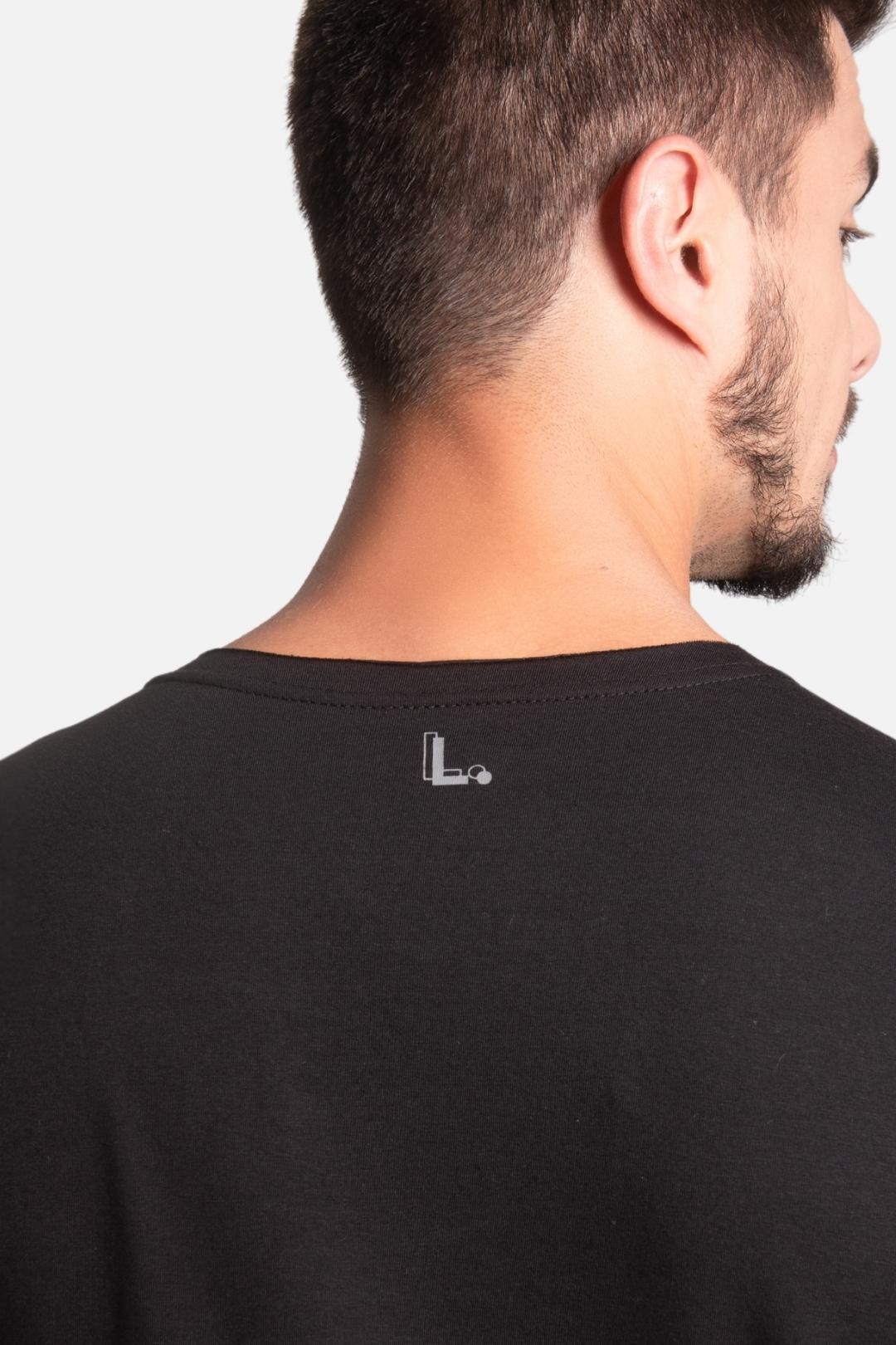Camiseta Algodão egípcio Shades Preta - LICS.CO