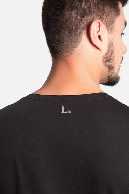 Camiseta Algodão egípcio Shades Preta - LICS.CO