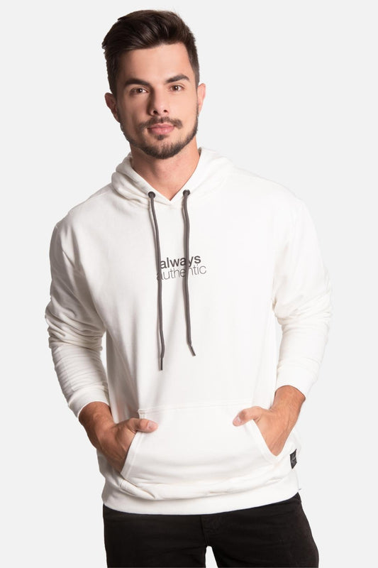 Moletom LICS Always Authentic Off-White - LICS.CO